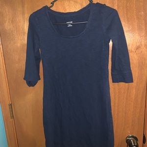 Blue mini dress